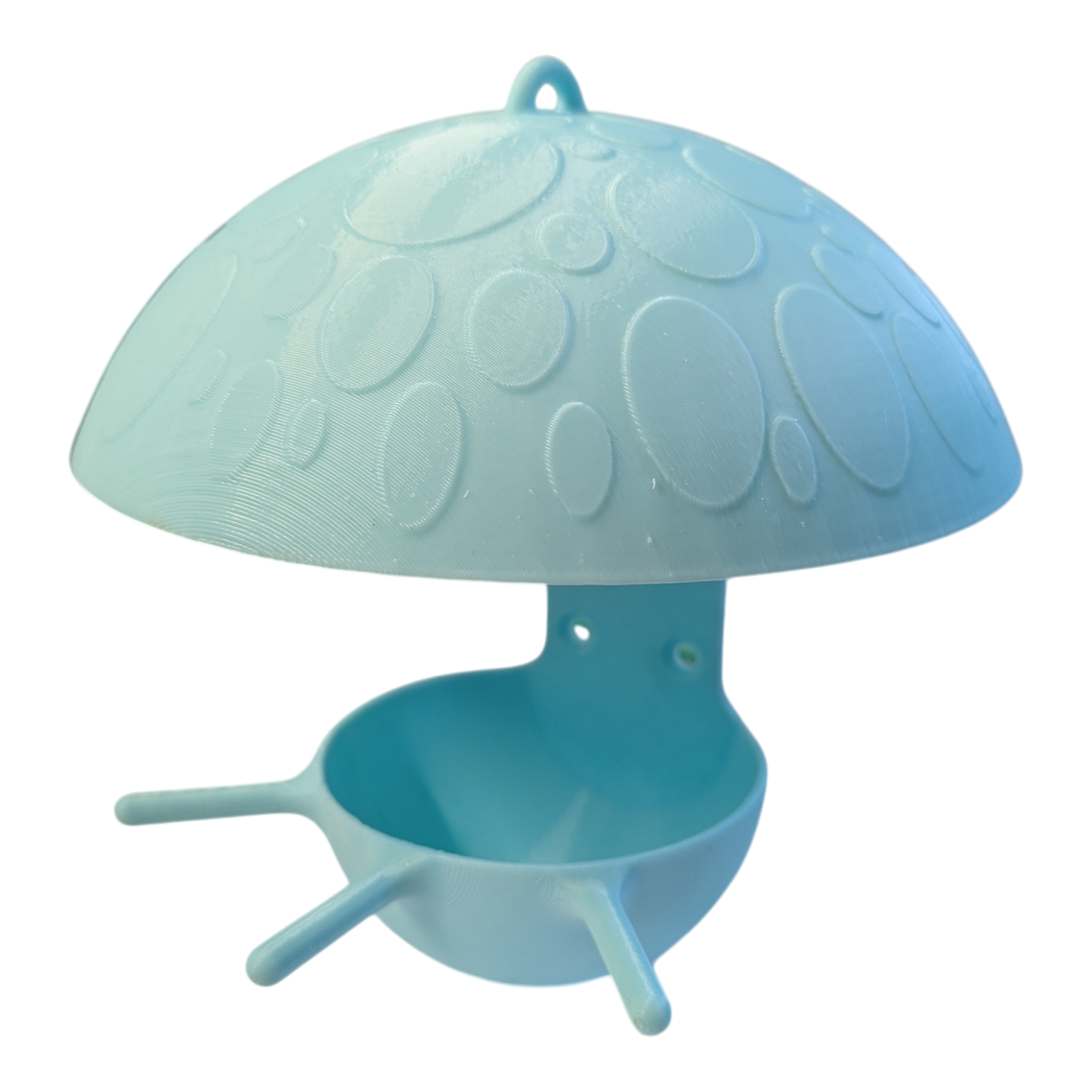 Mangeoire à oiseaux pour boule de graisse modèle champignon La Buse Qui File