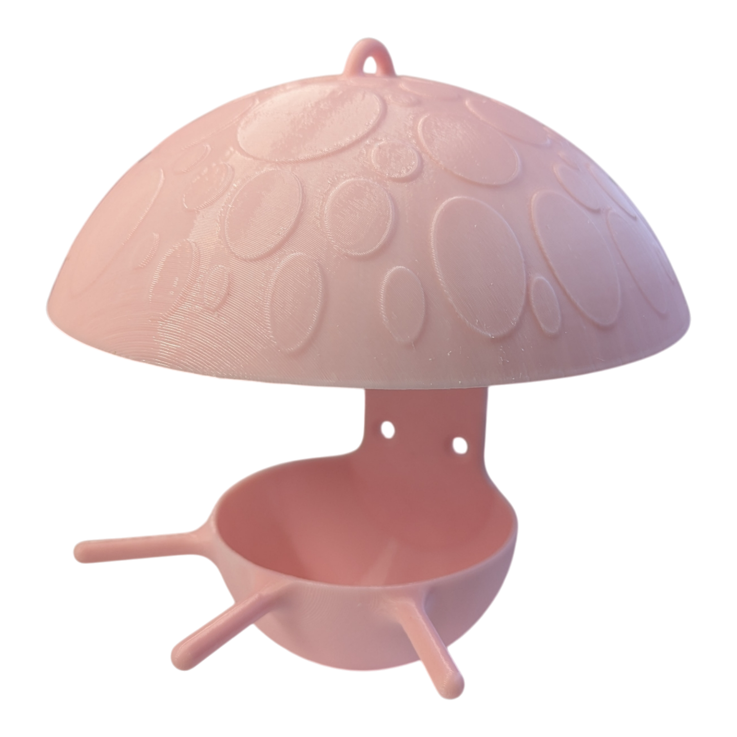Mangeoire à oiseaux pour boule de graisse modèle champignon La Buse Qui File