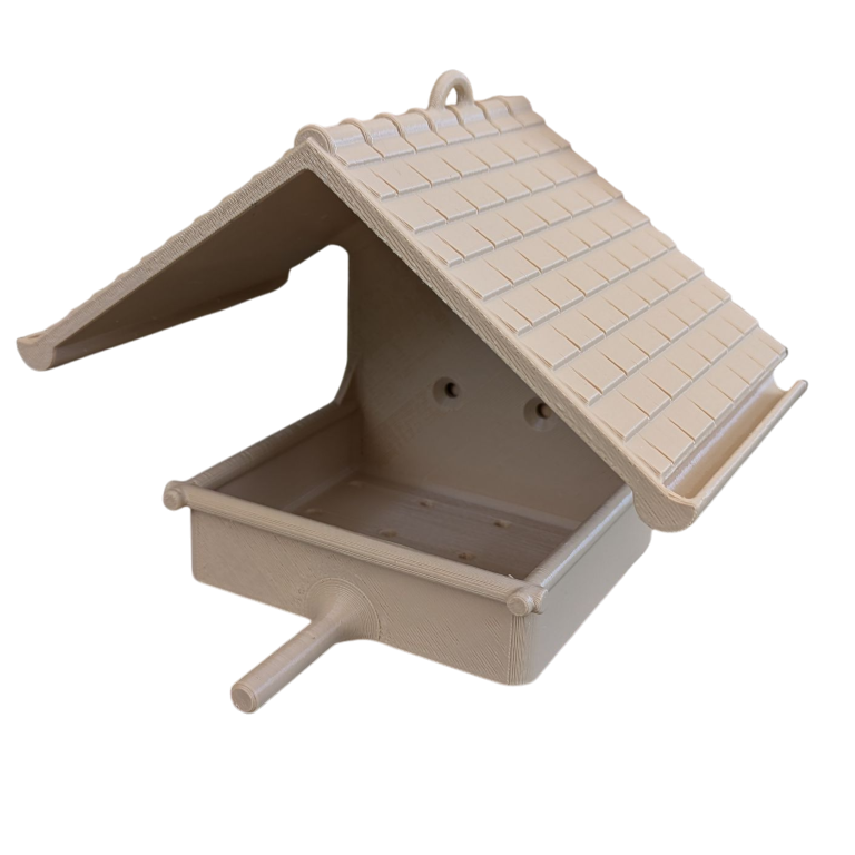 Mangeoire à oiseaux pour boule de graisse modèle maison La Buse Qui File