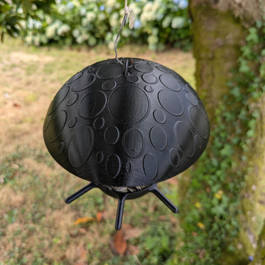 Mangeoire à oiseaux pour boule de graisse modèle champignon La Buse Qui File