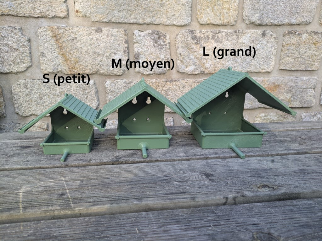 Mangeoire à oiseaux pour boule de graisse modèle maison La Buse Qui File