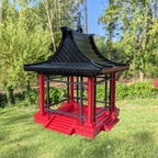 Mangeoire à oiseaux plateau modèle pagode Japonaise La Buse Qui File