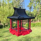 Mangeoire à oiseaux plateau modèle pagode Japonaise La Buse Qui File