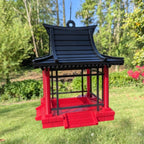 Mangeoire à oiseaux plateau modèle pagode Japonaise La Buse Qui File