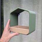 Mangeoire à oiseaux pour fenêtre modèle cabane La Buse Qui File