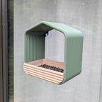 Mangeoire à oiseaux pour fenêtre modèle cabane La Buse Qui File