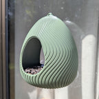 Mangeoire à oiseaux pour fenêtre modèle œuf La Buse Qui File
