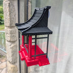 Mangeoire à oiseaux modèle pagode Japonaise pour fenêtre La Buse Qui File